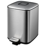 Afbeelding van EKO Regent pedaalemmer | mat RVS | 6 liter | EK240NA2205