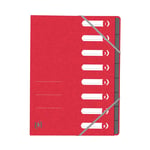 Afbeelding van Oxford 400116253 Top File+ sorteermap | A4 | karton | rood | 8 tabs | OXF400116253