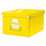 Afbeelding van Leitz 6044 WOW medium opbergdoos | PP gelamineerd hardboard | geel | LEI60440016