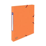 Afbeelding van Oxford elastobox Top File+ | A4 | karton | oranje | 25mm | 200 vel | OXF400114364