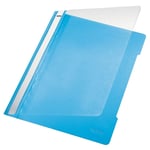 Afbeelding van Leitz 41910030 snelhechter | A4 | pvc | licht blauw | 25 stuks | LEI41910030