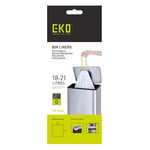Afbeelding van Vuilniszakken met trekband 18-21 liter | EKO type D | 20 stuks | Wit | EK240NA0676