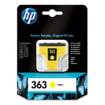 Afbeelding van HP C8773E nr. 363 inktcartridge geel (origineel) | HPC8773E