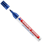 Afbeelding van Edding 3000 permanent marker | blauw | ronde punt | 1,5 - 3 mm | EDD4-3000003