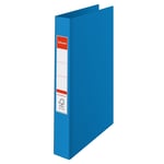 Afbeelding van Esselte Vivida ringband | A4 | plastic | 4 O-ringen | blauw | 42mm | ESS14460