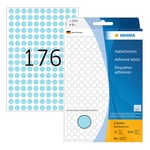 Afbeelding van Herma 2213 multifunctionele etiketten | 8 mm | blauw | 5632 etiketten | HER2213