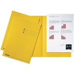 Afbeelding van Esselte inlegmap | karton | lijnbedrukking | A4 | geel | 100 stuks | ESS2113406