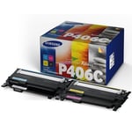Afbeelding van HP SU375A / Samsung CLT-P406C multipack zwart + 3 kleuren (origineel) | HPSU375A