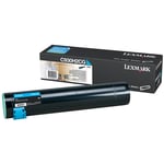 Afbeelding van Lexmark C930H2CG toner cartridge cyaan (origineel) | LEX930H2CG