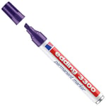 Afbeelding van Edding 3300 permanent marker | violet | beitelvormige punt | 1-5 mm | EDD4-3300008