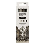 Afbeelding van Copic 22075420 Ciao Shade markerset | Dark Warm Grey | beitel/penseel punt | 4 stuks | COP22075420