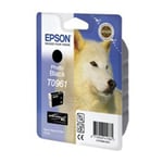 Afbeelding van Epson T0961 inktcartridge foto zwart (origineel) | EPST0961401