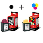 Afbeelding van Lexmark bundel 75(black) + 25(color) | LEXB-75-25