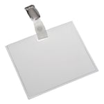 Afbeelding van Europel 121286 naambadge gesloten met klem | 90 x 60 mm | 24 stuks | EUR121286