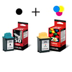 Afbeelding van Lexmark Multipack 50(black) + 25(colour) | LEXB-50-25