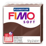 Afbeelding van Fimo 8020-75 klei soft | boetseerklei | choco | 57 gram | STA8020-75