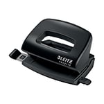 Afbeelding van Leitz 50100095 NeXXt Recycle mini perforator | zwart | 2-gaats | tot 10 vel | LEI50100095