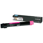 Afbeelding van Lexmark X950X2MG toner cartridge magenta (origineel) | LEXX950X2MG
