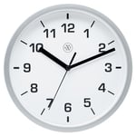 Afbeelding van NeXtime wandklok | kunststof | zilver | 20 cm | NX-7321ZI