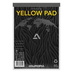 Afbeelding van Aurora 2180ST schrijfblok | geel papier | A5 | gelinieerd | 80 gr. | 80 vel | AUR2180ST