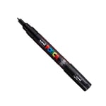 Afbeelding van POSCA PC-1MC verfmarker | zwart | conische punt | 0,7 - 1 mm | POSPC1MCN