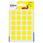 Afbeelding van Avery Zweckform PSA15J markeringspunten | 15 mm | geel | 168 etiketten | AVEAV-PSA15J