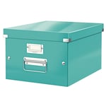 Afbeelding van Leitz 6044 WOW opbergdoos | ijsblauw metallic | medium | LEI60440051