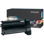 Afbeelding van Lexmark C780H1CG toner cartridge cyaan hoge capaciteit (origineel) | LEXC780H1CG