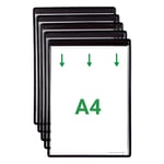 Afbeelding van Djois informatiekader | A4 | zwart | magnetisch | 5 stuks | DJO194607