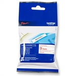 Afbeelding van Brother M-K222BZ tape rood op wit 9mm x 8m (origineel) | BROMK-222