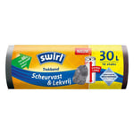 Afbeelding van Swirl vuilniszakken met trekband | Scheurvast & Lekvrij | 30 liter | 12 stuks | SWI1028705