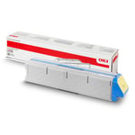 Afbeelding van OKI 45536437 toner cartridge geel (origineel) | OKI45536437
