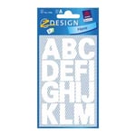Afbeelding van Avery Zweckform 3786 etiketten | A-Z | wit | groot | 26 etiketten | AVE3786