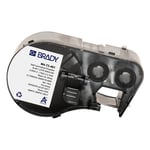 Afbeelding van Brady M4-72-461 gelamineerde polyester labels zwart op wit/transparant | 44,45 mm x 12,7 mm (origineel) | BRAM4-72-461