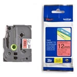 Afbeelding van Brother TZe-431 tape zwart op rood 12mm x 8m (origineel) | BROTZE431