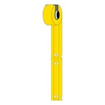 Afbeelding van Brady M6-10x75-7598-YL polyurethaan tags geel | 10 mm x 75 mm (origineel) | BRAM6-10X75-7598-YL