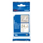 Afbeelding van Brother TZe-R254 tape goud op wit 24 mm (origineel) | BROTZE-R254