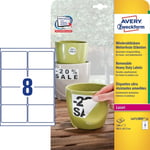 Afbeelding van Avery Zweckform L4715REV-20 weerbestendige etiketten | afneembaar | 99,1 mm x 67,7 mm | 160 etiketten | AVEL4715REV-20