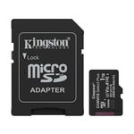 Afbeelding van Kingston Canvas Select Plus Gen3 Micro SDXC geheugenkaart | inclusief adapter | 1TB | KINSDCS3/1TB