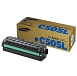 Afbeelding van Samsung CLT-C505L toner cartridge cyaan (origineel) | SAMCLT-C505L