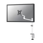 Afbeelding van Neomounts Next Lite ruimtebesparende monitorarm | 1 monitor | 17-27 inch | wit | tot 8 kg | NEODS60-425WH1