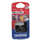 Afbeelding van Brother M-K221SBZ niet-gelamineerde tape zwart op wit 9 mm (origineel) | BROMK221SBZ