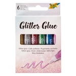 Afbeelding van Folia glitterlijm | assorti | 6 stuks | FOL570
