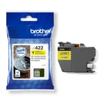 Afbeelding van Brother LC-422Y inktcartridge geel (origineel) | BROLC-422Y