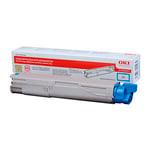 Afbeelding van OKI 43459371 toner cartridge cyaan hoge capaciteit (origineel) | OKI43459371