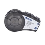 Afbeelding van Brady M21-137-423 tape polyester zwart op wit 50,80 mm x 19,05 mm (origineel) | BRAM21-137-423