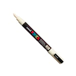 Afbeelding van POSCA PC-3M verfmarker | ivoor | ronde punt | 0,9 - 1,3 mm | POSPC3MI