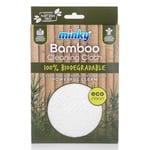 Afbeelding van Minky Bamboe Bio schoonmaakdoek | afbreekbaar | wit | MIN00019