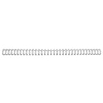 Afbeelding van GBC 2101 metalen draadrug | A4 | metaal | zilver | tot 35 vel | 100 stuks | GBC2101007E