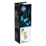 Afbeelding van HP 1VU28AE nr. 31 inktfles geel (origineel) | HP1VU28AE